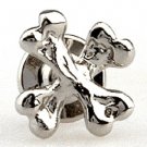 Bone Pet Silver New Novelty Fashion Gift Cuff Wedding Men's Cufflinks