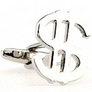 Money $ Wealth Silver New Novelty Fashion Gift Cuff Wedding Men's Cufflinks