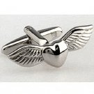 Love Wing Silver New Novelty Fashion Gift Cuff Wedding Men's Cufflinks