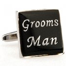 Grooms man Silver New Novelty Fashion Gift Cuff Wedding Men's Cufflinks