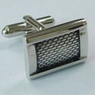 New Novelty Fashion Gift High quality Hatched Knob Meshed Style Men's Cufflinks