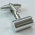 New Novelty Fashion Gift High quality Silver knob Men's Cufflinks
