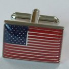 New Novelty Fashion Gift High quality USA Flag Banner Patriots Men's Cufflinks