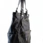 Dark Brown Washed Inspired Designer Urban Big School Handbag Tote