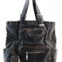 Dark Brown Washed Inspired Designer Urban Big School Handbag Tote