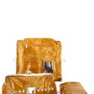 Gold Rhinestone Kiss lock Designer Fold Clutch Evening Wallet New