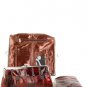 D. Red  Croc Print KissLock  Candy Shinny Designer Fold Clutch Evening Wallet