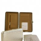 Silver Croc Inspired Designer Thin Clutch Case Wallet !