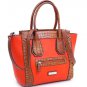Red designer inspired Large Tote  Croco Trim Detachable Strap Handbag Purse