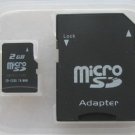 New 2GB MICRO SD TRANSFLASH TF MEMORY CARD