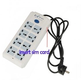 Tri-Band Power Strip Spy Audio Bug w/ 5-15M Sensitive Range Bug-A633
