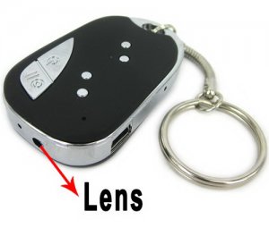 Car-Key Shape Mini Spy Camera with Network Camera Function