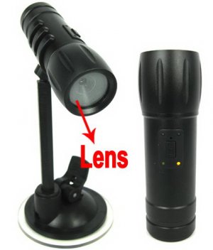 Flashlight Shape Camera Support PC Camera and Chatting Function