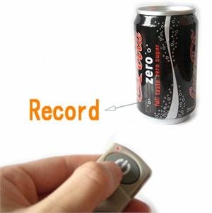 8GB Wireless SPY Coke "CanCam" DVR Cam w/ Remote - 8GB DVR-COKE-CAN-REMOTE