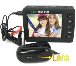 2.5 Inch LCD Screen Micro DVR with 1/3 Inch CMOS Camera
