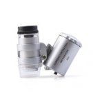 Money/Currency Detecting UV Light Super Mini 60X Microscope with 2-LED Illumination