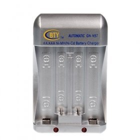 4-Channel Quick Charger for AA/AAA Batteries (100V~240V)