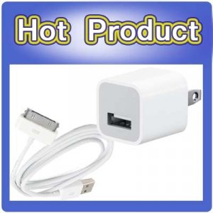iphone USB Wall Charger + Cable For IPod Touch IPhone 3G