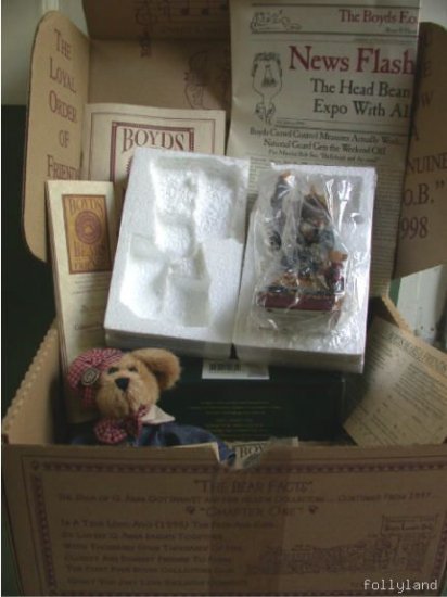 FOB Boyds Bear Club Kit 1998 Lady Libeart NIB Complete