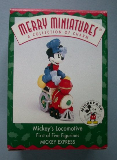 1998 Hallmark Ornament Mickey's Locomotive Express Disney