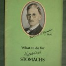 1934 Hyper Acid Stomachs Booklet Ad Pfunder Tablets