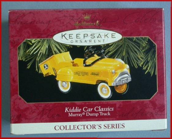 1997 Hallmark Ornament Kiddie Car Murray Dump Truck