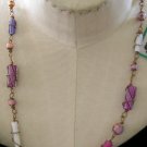 Art Glass Bead Necklace