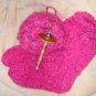 Light weight Hand carved beaded drop spindle