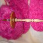 Light weight Hand carved beaded drop spindle