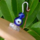 Colbalt Blue Silk Flicker Top Whorl Drop Spindle