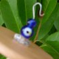 Colbalt Blue Silk Flicker Top Whorl Drop Spindle