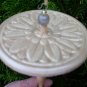 Handcarved and Handlathed Sun Flower TOP WHORL DROP SPINDLE