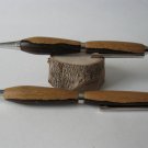 Two Tone Black and White Ebony Pen Set