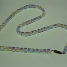 Crystal Cube Aurora Borealis Swarovski Crystal Necklace