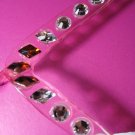 Pink Sandals with Swarovski Crystals