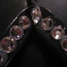 Black Crystal Swarovski Crystal Sandals