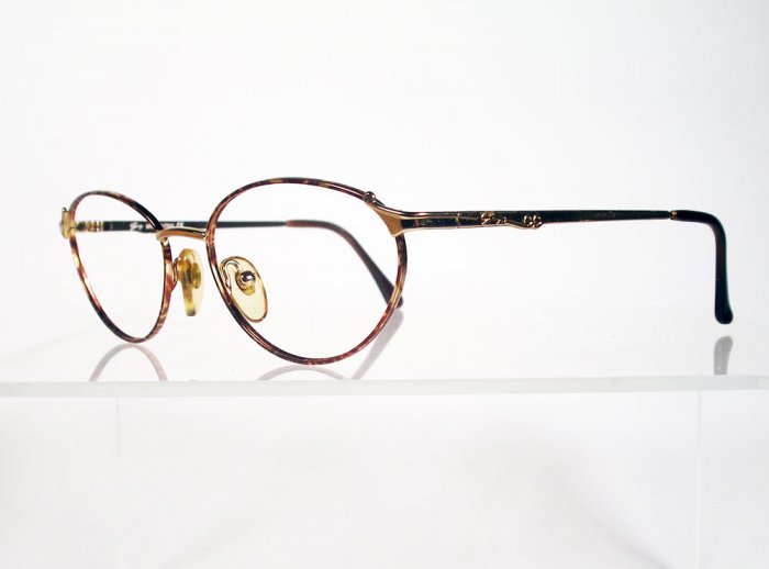 GENNY 568 Gold and Tortoise Eyeglass Frames