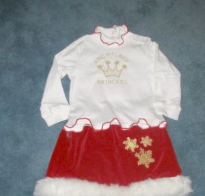 SnowFlake Princess Velvet and Minkee/Portrait Perfect