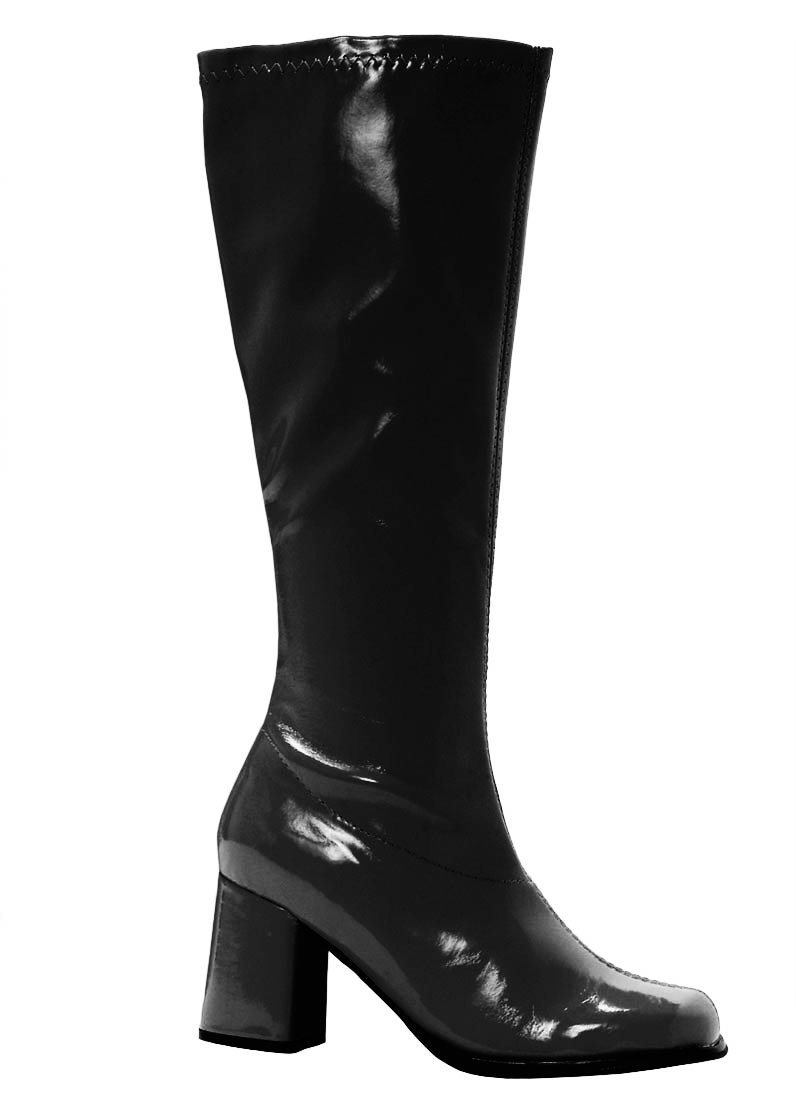 Size 7-CLEARANCE-Ellie Shoes-Black Patent Leather Vinyl ...