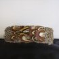 NEW FEATHER HEADBAND PHEASANT "ALMOND" 1.5" Width