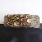 NEW FEATHER HEADBAND PHEASANT "ALMOND" 1.5" Width