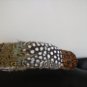 NEW FEATHER HEADBAND PHEASANT "ALMOND" 1.5" Width