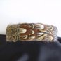 NEW FEATHER HEADBAND PHEASANT "ALMOND" 1.5" Width