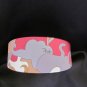 Headband made with authentic Emilio Pucci Silk Blue Yellow