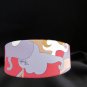 Headband made with authentic Emilio Pucci Silk Blue Yellow