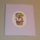 Adorable Bear Cross Stitch Card