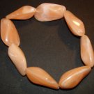 Creme Rust Beaded Bracelet