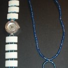 Blue Hawaii Watch & Necklace Set