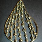 Gold Ball Drop Pendant