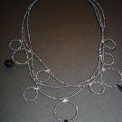 Silver Fossi Beaded Necklace